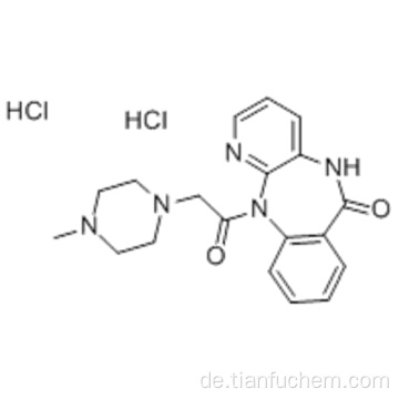 11- [2- (4-Methylpiperazin-1-yl) acetyl] -5H-pyrido [2,3-b] [1,4] benzodiazepin-6-on-dihydrochlorid CAS 29868-97-1